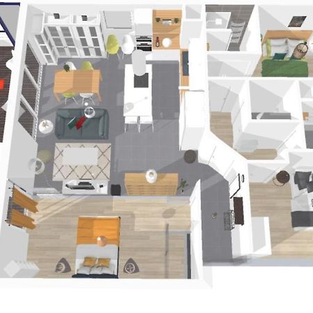 Expat Renting - Le Mosaique - Patte D'Oie - Parking Apartment Toulouse Bagian luar foto