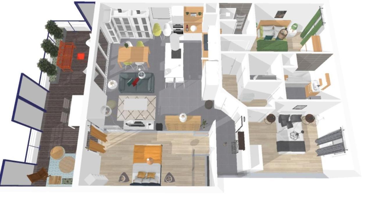 Expat Renting - Le Mosaique - Patte D'Oie - Parking Apartment Toulouse Bagian luar foto